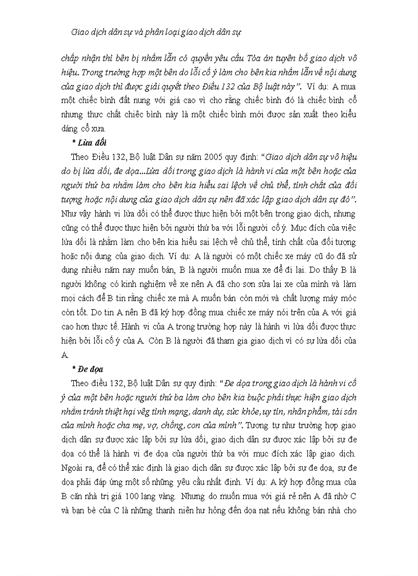 image for page Giao dịch dân sự và phân loại giao dịch dân sự theo quy định của pháp luật hiện hành