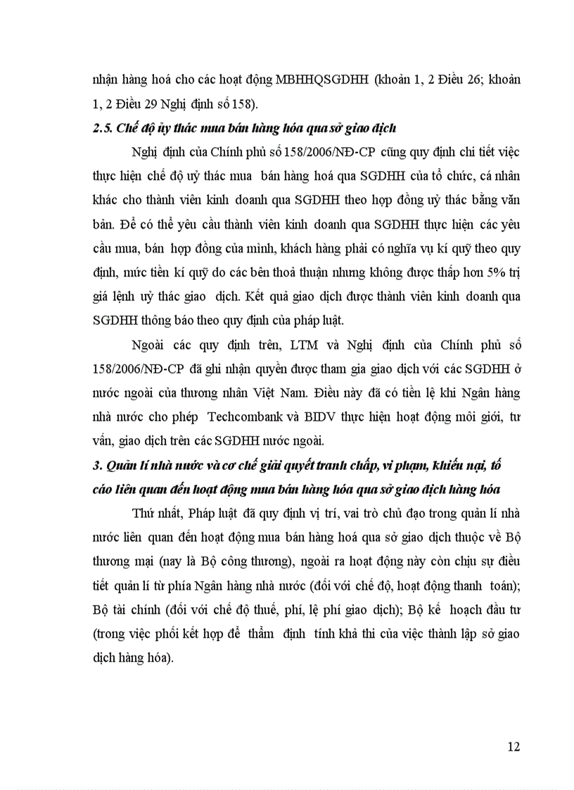 image for page Bài tập lớn Thương mại 2 Mua bán hàng hóa qua sở giao dịch hàng hóa