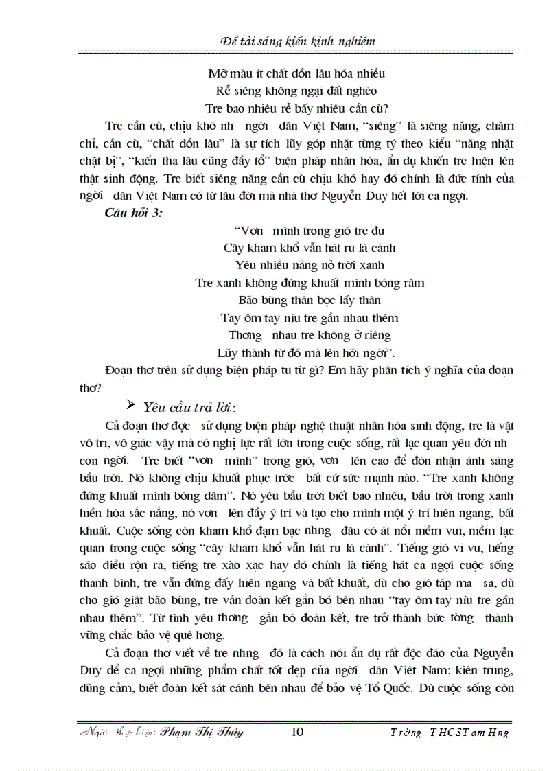 image for page Rèn học sinh kỹ năng cảm thụ văn học qua một số biện pháp tu từ