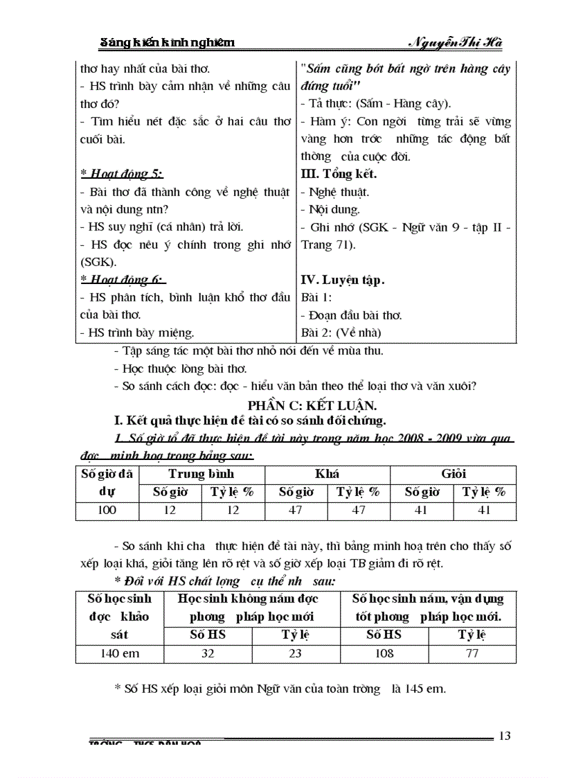 image for page Dạy ngữ văn ở trường THCS theo phương pháp Đọc Hiểu văn bản đảm bảo nguyên tắc tích hợp tích cực trong dạy học
