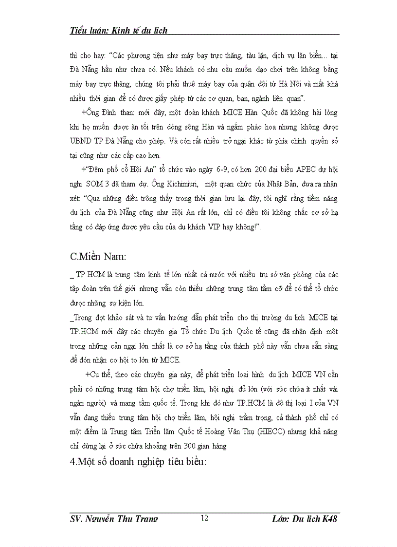 image for page Thực trạng phát triển du lịch MICE tại Việt Nam