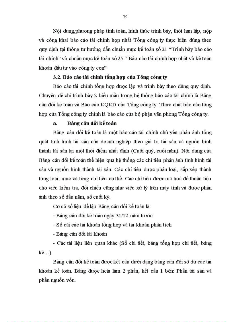 image for page Thực trạng Hoàn thiện lập Bảng cân đối kế toán và Báo cáo kết quả hoạt động kinh doanh tại Tổng công ty đường sông miền Bắc