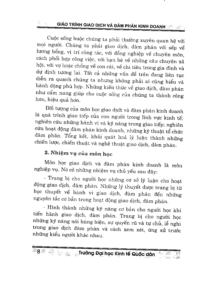 image for page Giáo trình giao dịch và đàm phán kinh doanh