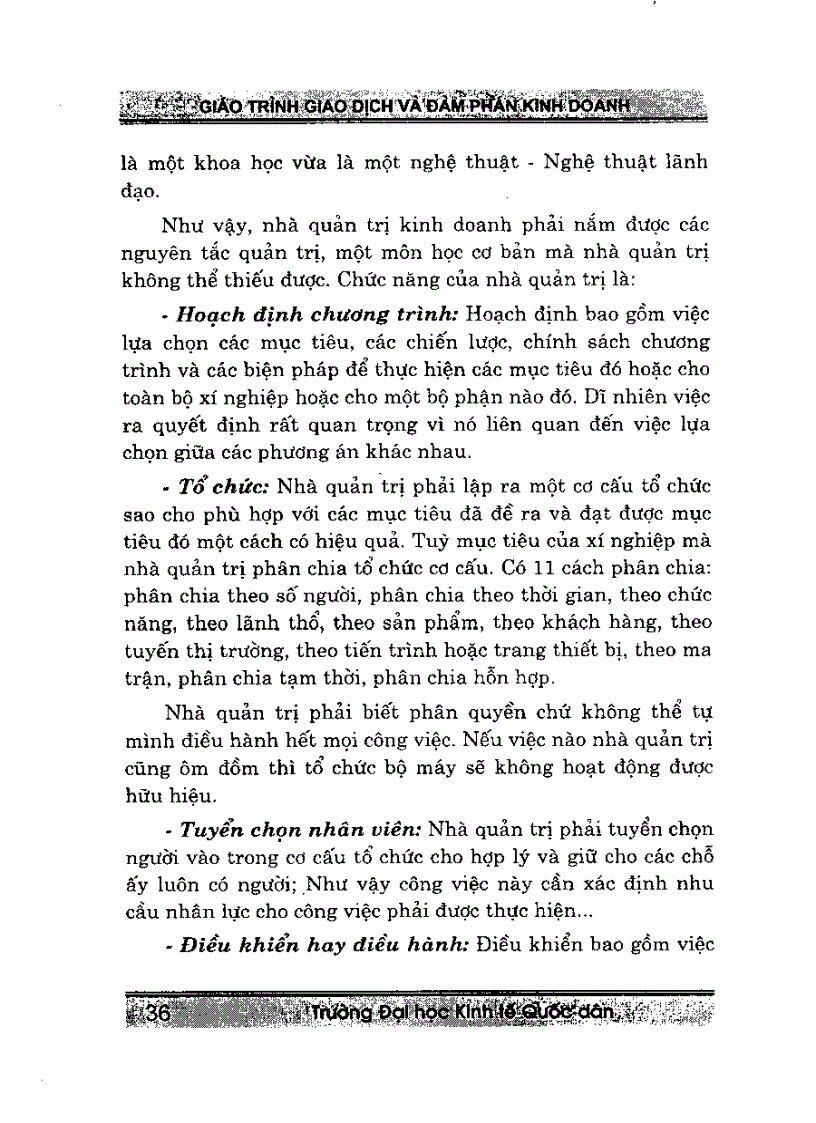 image for page Giáo trình giao dịch và đàm phán kinh doanh