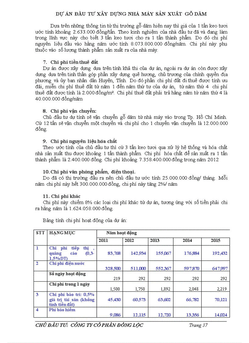 image for page Dự án đầu tư xây dựng nhà máy sản xuất gỗ dăm