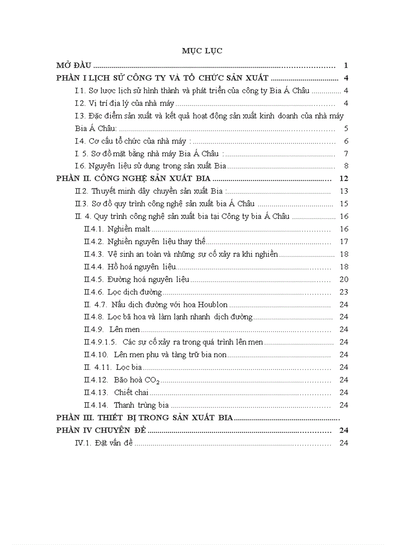 image for page Quy trình sản xuất bia tại nhà máy Bia Á Châu