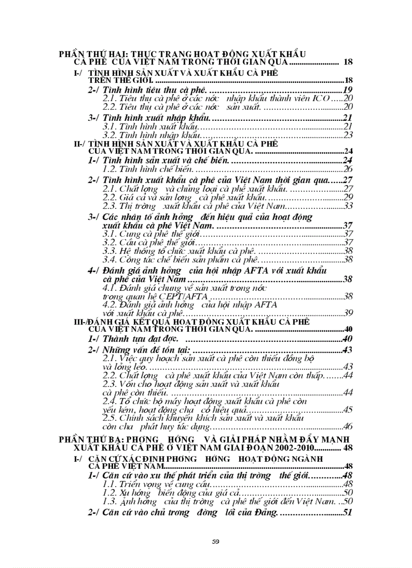 image for page Phương hướng và giải pháp nhằm đẩy mạnh xuất khẩu cà phê Việt Nam giai đoạn 2002 2010