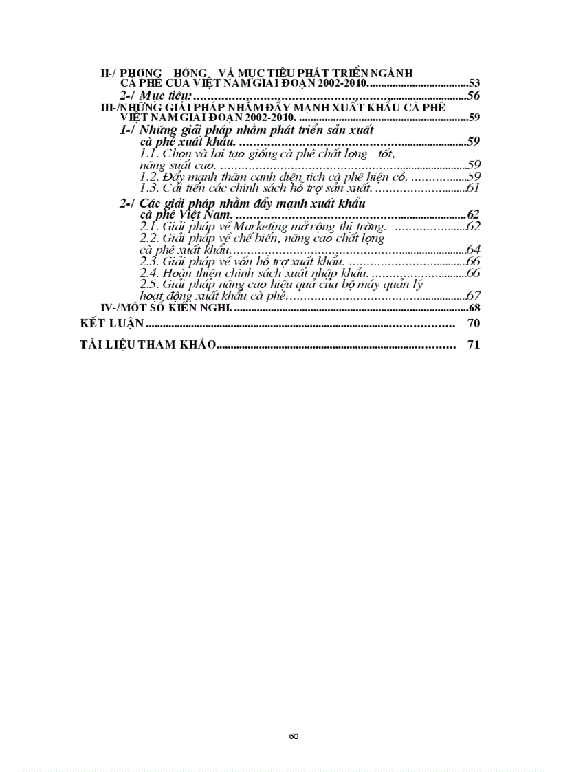 image for page Phương hướng và giải pháp nhằm đẩy mạnh xuất khẩu cà phê Việt Nam giai đoạn 2002 2010