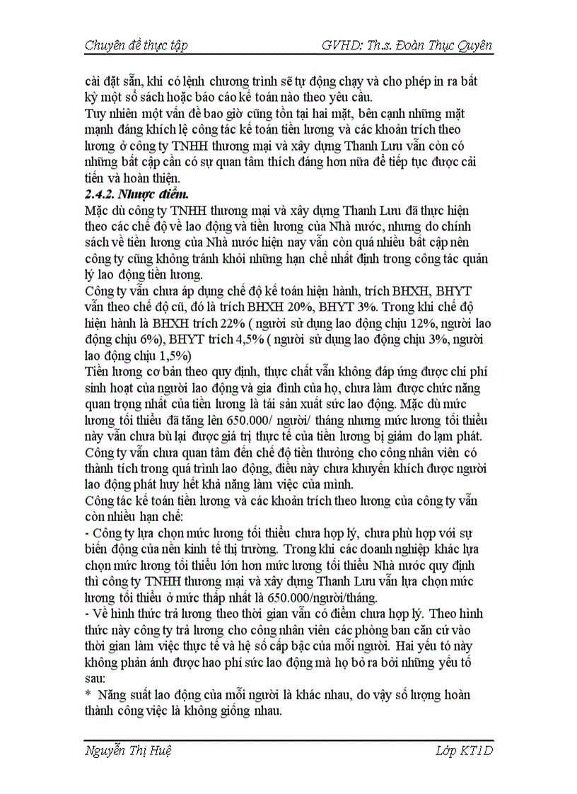image for page Hoàn thiện kế toán tiền lương và các khoản trích theo lương tại công ty tnhh thương mại và xây dựng thanh lưu