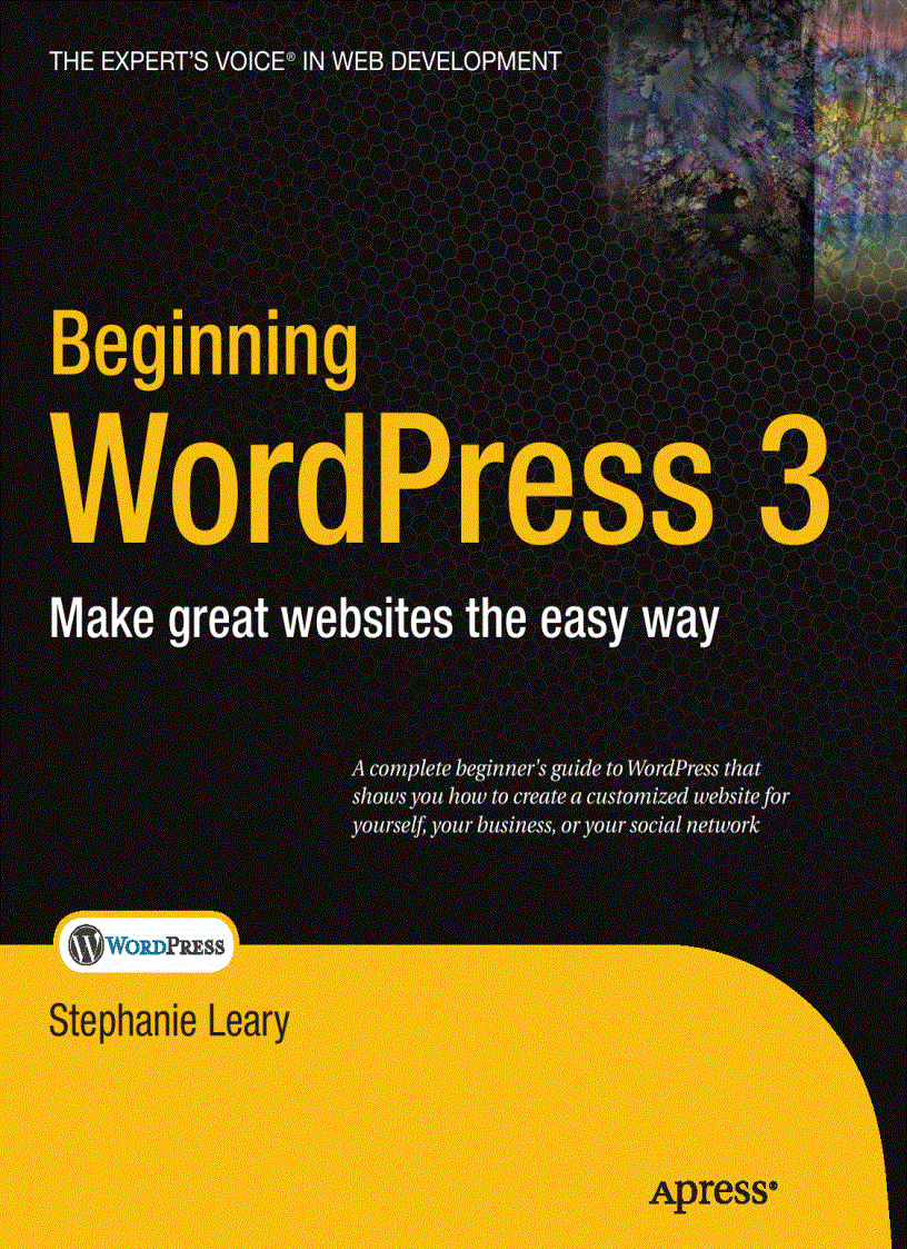 image for page Beginning wordpress