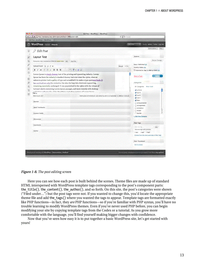 image for page Beginning wordpress