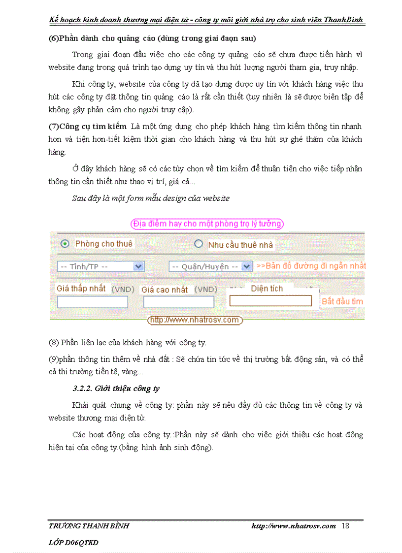 image for page Kế hoạch kinh doanh công ty môi giới nhà trọ cho sinh viên