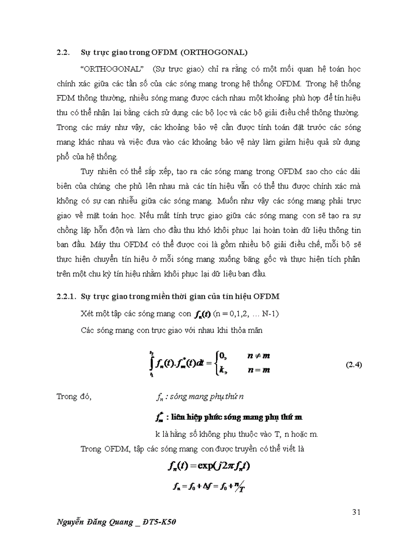 image for page Nghiên cứu kỹ thuật điều chế đa sóng mang trực giao OFDM và kỹ thuật đa truy nhập OFDMA vấn đề đồng bộ trong hai kỹ thuật này