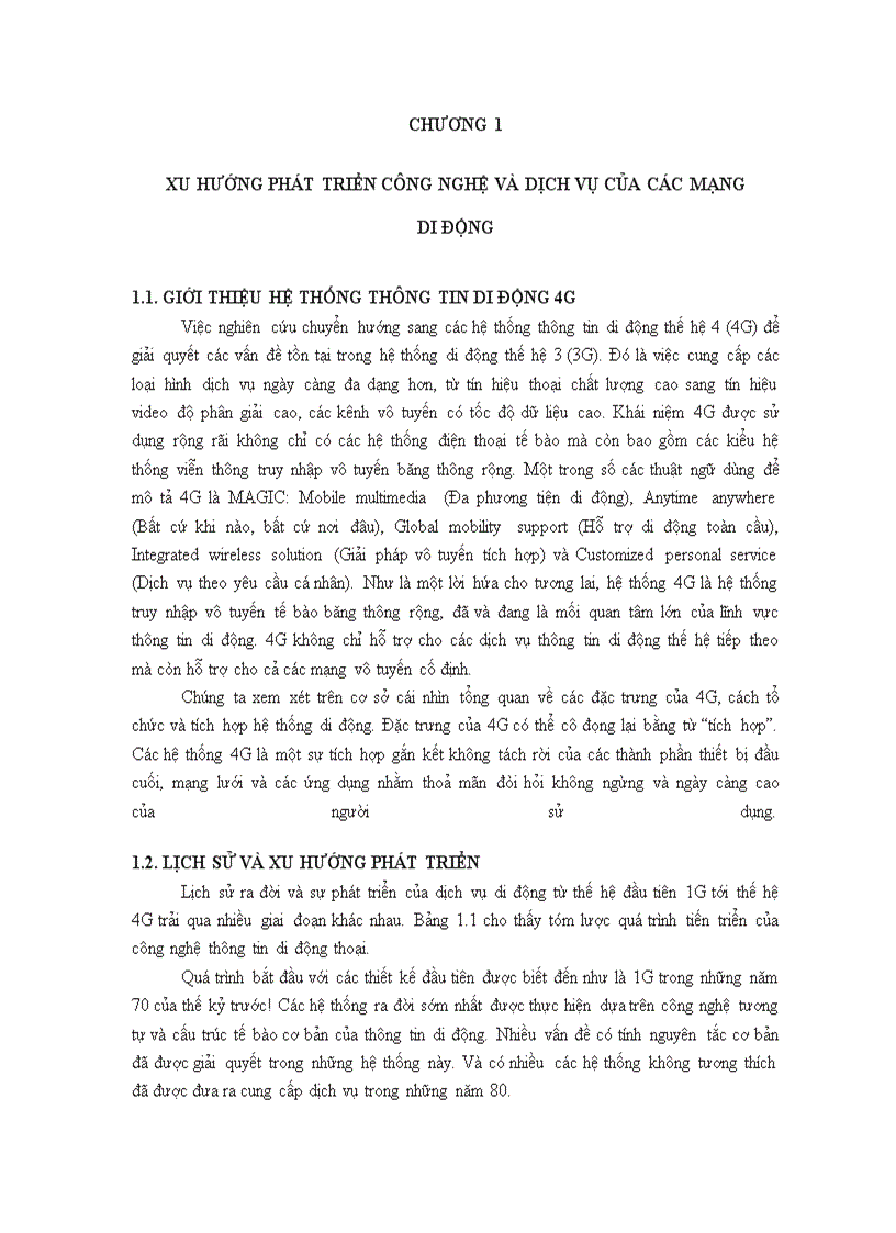 image for page Nghiên cứu ứng dụng công nghệ 4G cho mạng di động di động Viettel Mobile