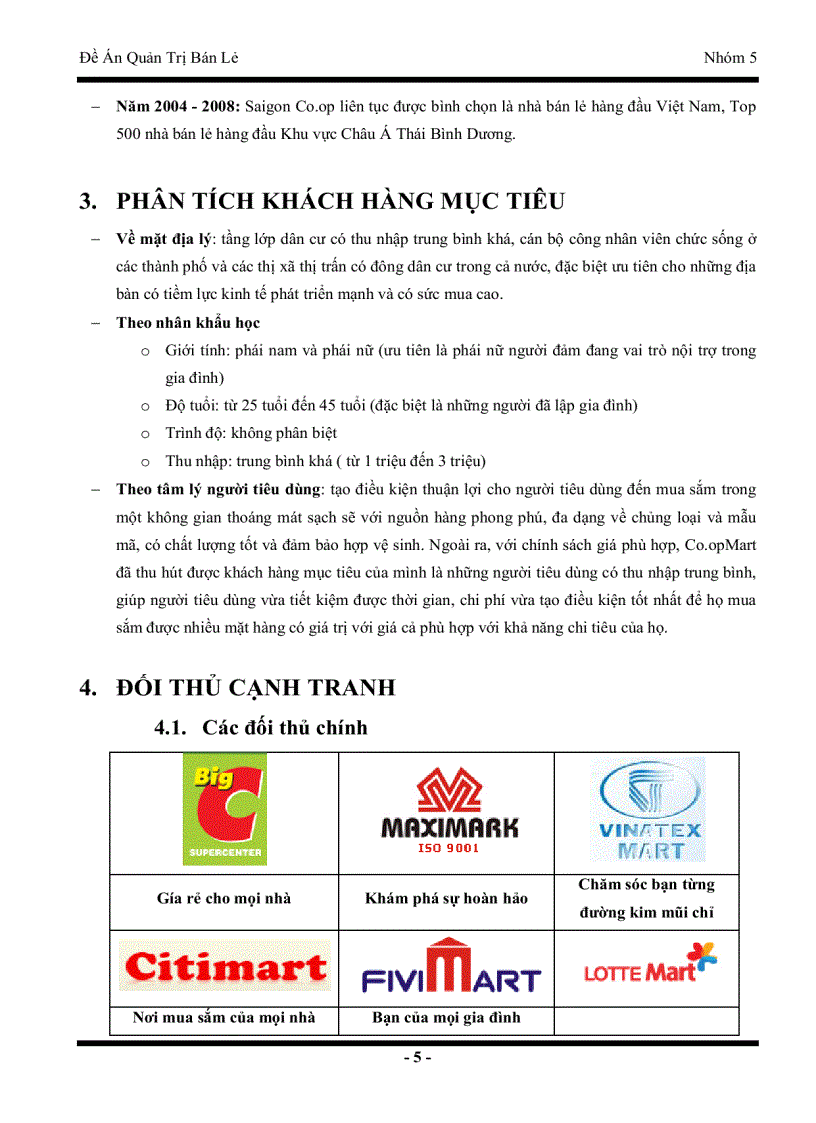 image for page Quản trị bán lẻ tại siêu thị Co opMart