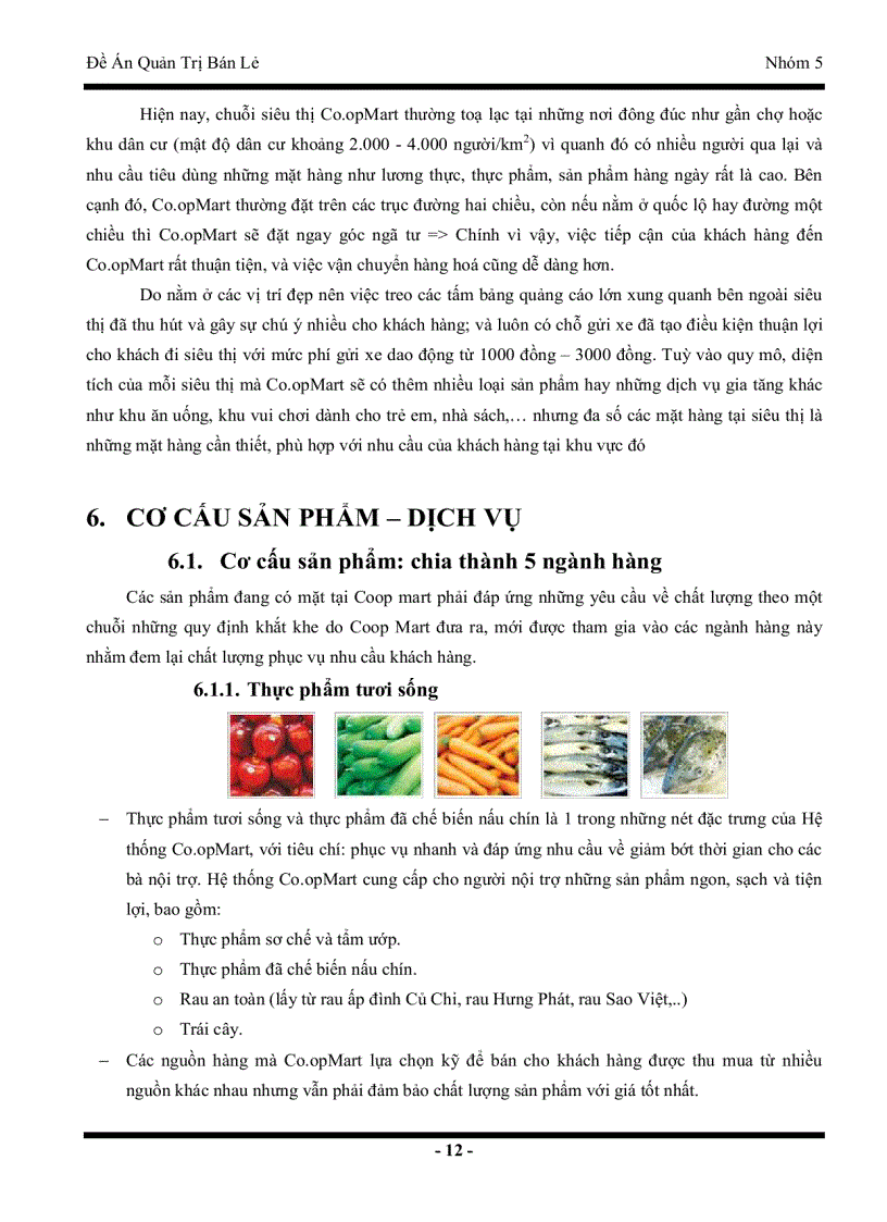 image for page Quản trị bán lẻ tại siêu thị Co opMart