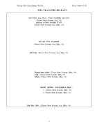 Nghiên cứu hệ thống phun xăng điện tử EFI động cơ 1TR FE trên Toyota Inova G
