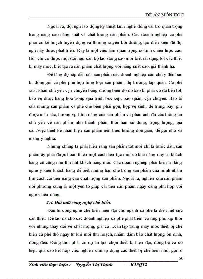 image for page Giải pháp nâng cao năng lực cạnh tranh của sản phẩm cà phê Việt Nam