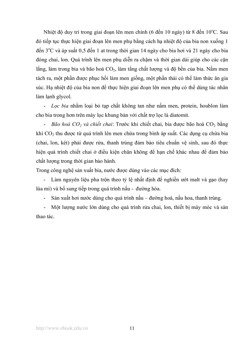 image for page Tính toán và thiết kế hệ thống xử lý nước thải nhà máy bia bằng phương pháp sinh học lưu lượng 2000 m3 ngày đêm