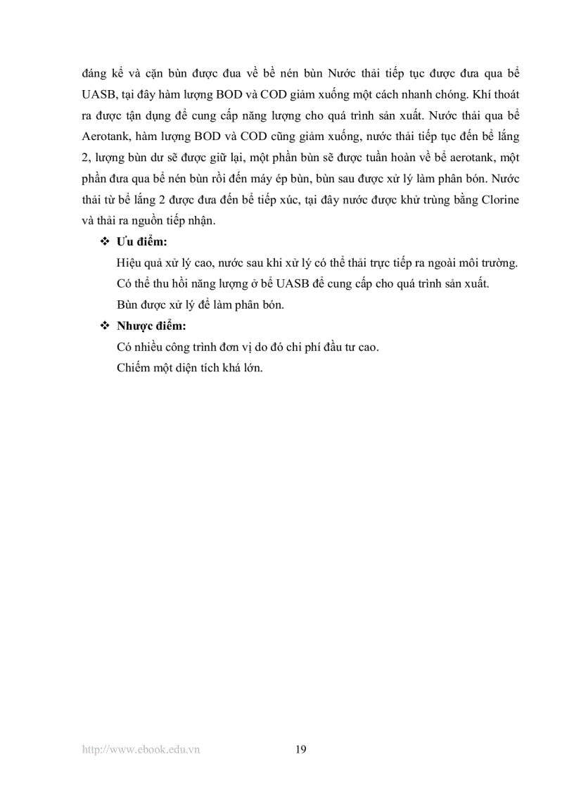 image for page Tính toán và thiết kế hệ thống xử lý nước thải nhà máy bia bằng phương pháp sinh học lưu lượng 2000 m3 ngày đêm