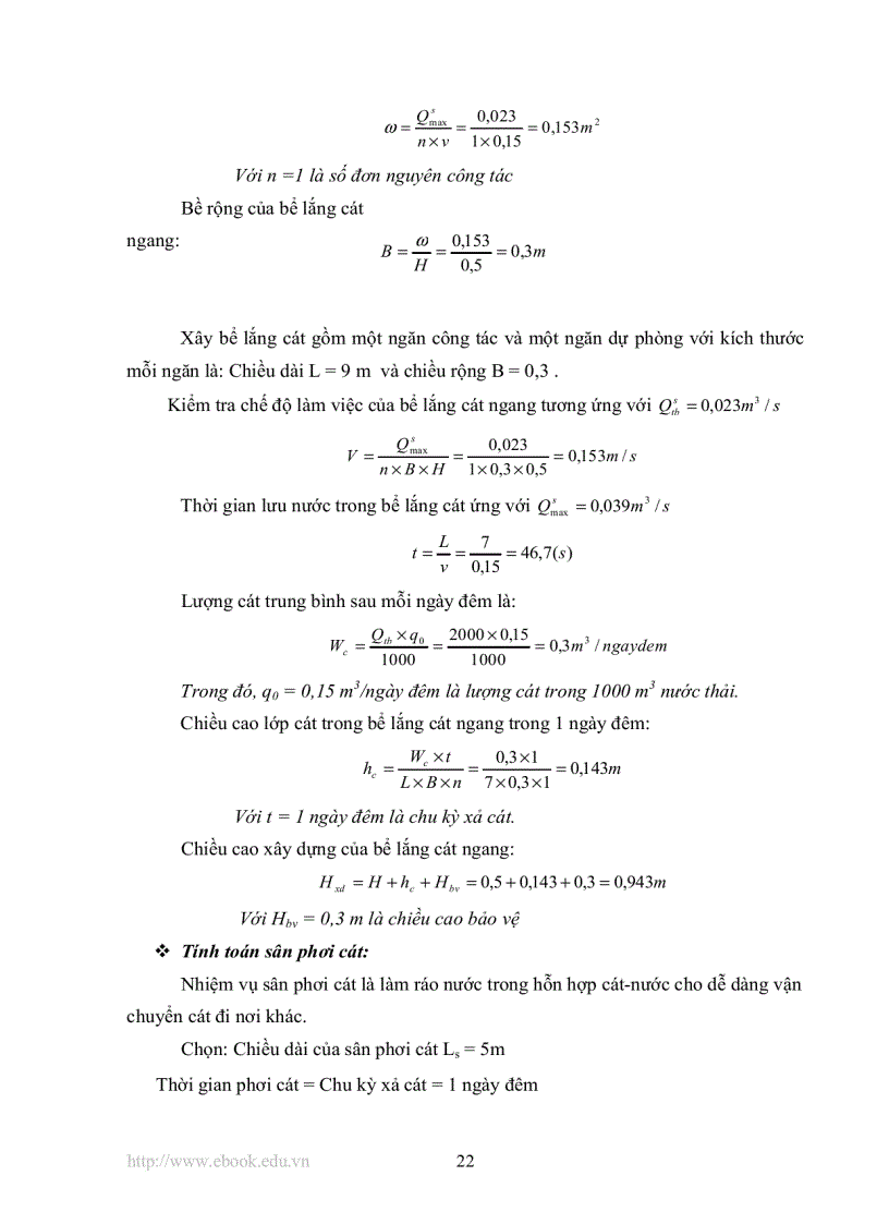 image for page Tính toán và thiết kế hệ thống xử lý nước thải nhà máy bia bằng phương pháp sinh học lưu lượng 2000 m3 ngày đêm