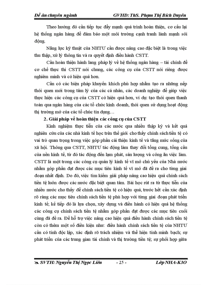 image for page Các công cụ của CSTT ở Việt Nam Thực trạng và giải pháp hoàn thiện