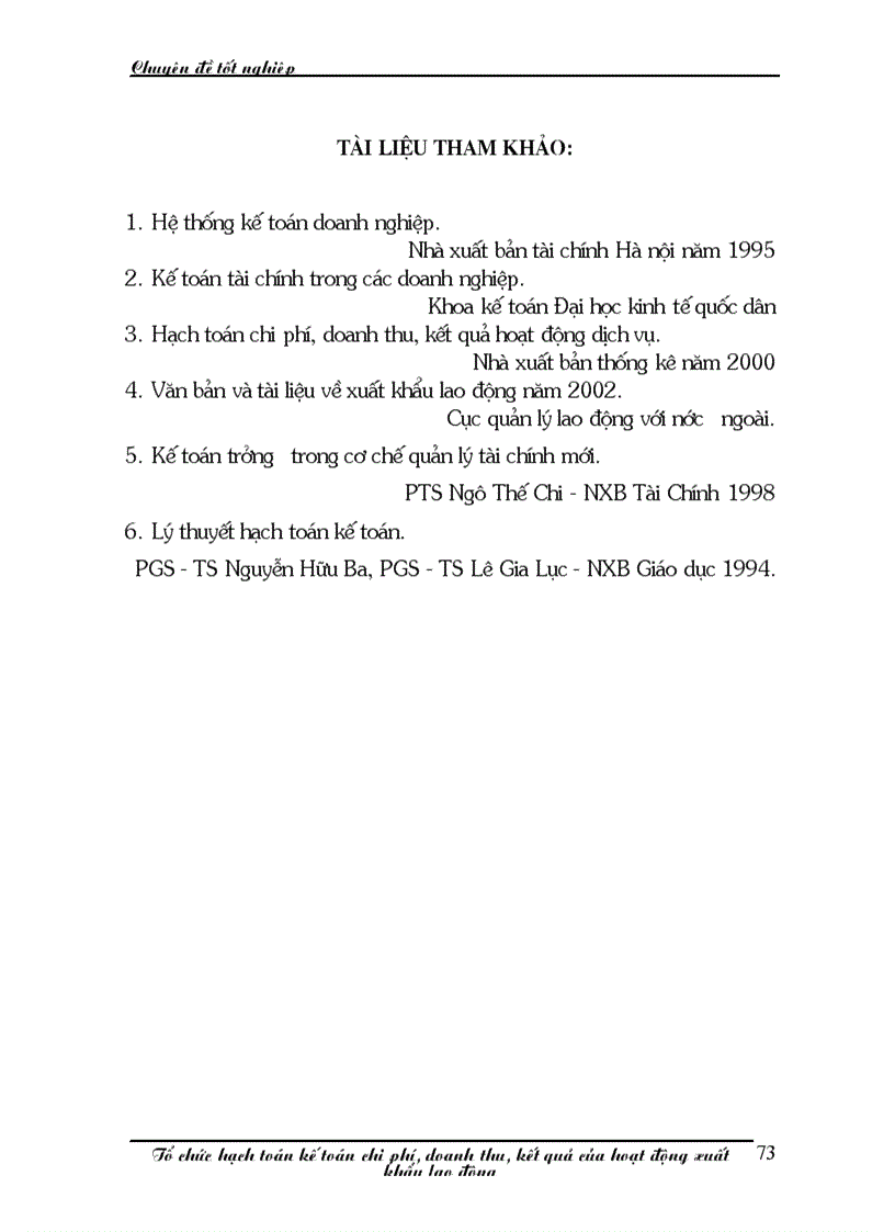 image for page Tổ chức hạch toán kế toán chi phí doanh thu kết quả của hoạt động xuất khẩu lao động