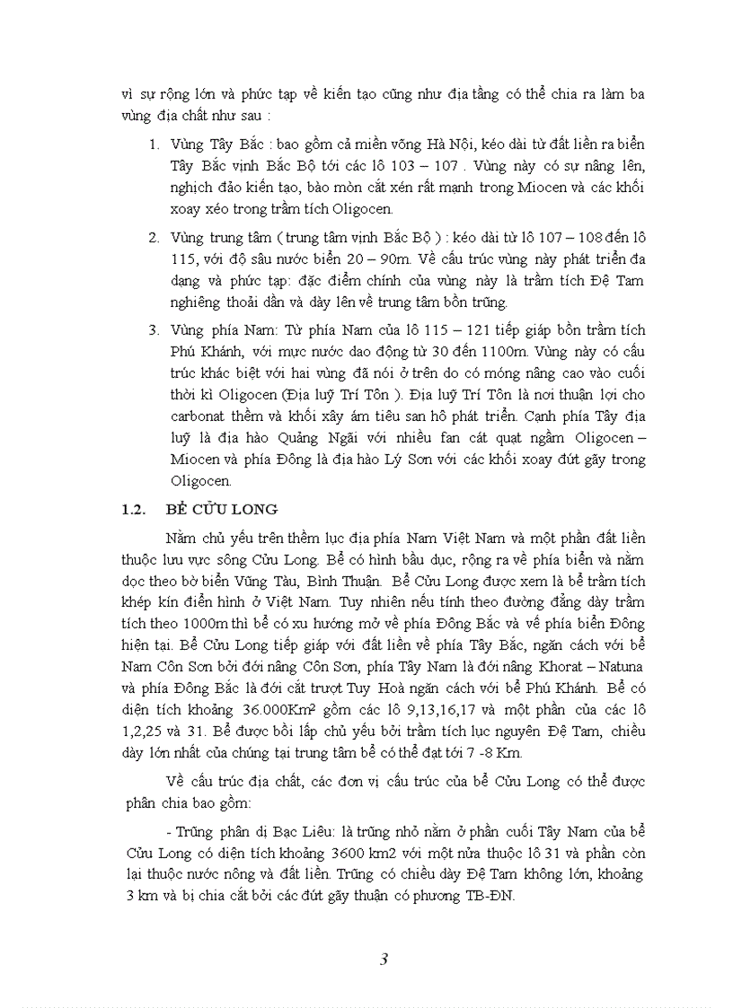image for page Nghiên cứu đối sánh tướng trầm tích Oligocen bể Sông Hồng và bể Cửu Long và từ đó đánh giá triển vọng dầu khí
