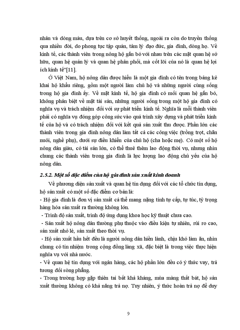 image for page Tìm hiểu hệ thống tín dụng nông thôn và khả năng tiếp cận nguồn vốn tín dụng của người dân xã Hoa Thành huyện Yên Thành tỉnh Nghệ An