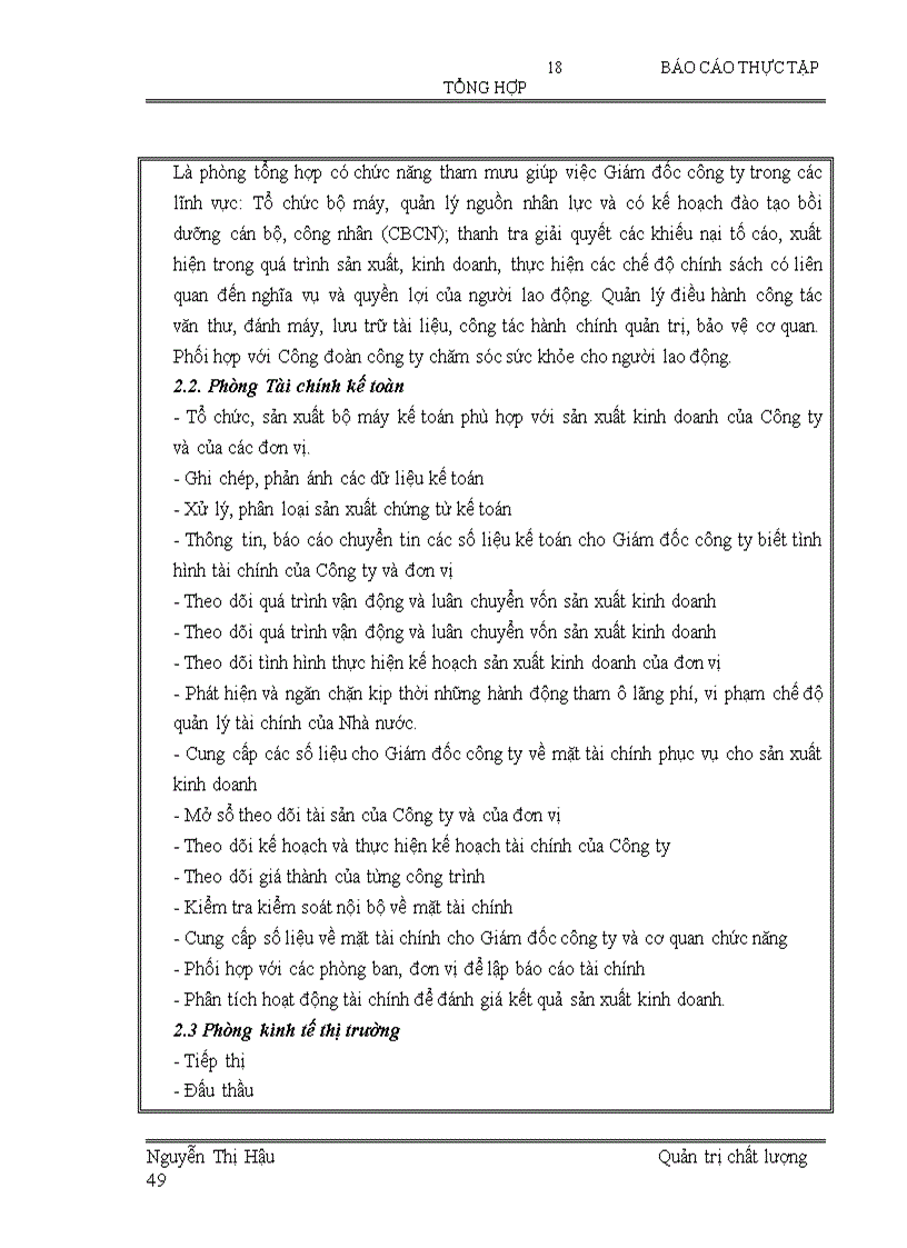 image for page Báo cáo thực tập tại Công ty cổ phần xây dựng số 1 VINACONEX