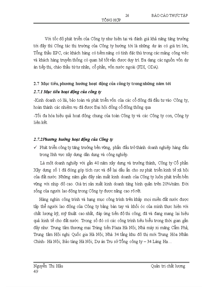 image for page Báo cáo thực tập tại Công ty cổ phần xây dựng số 1 VINACONEX