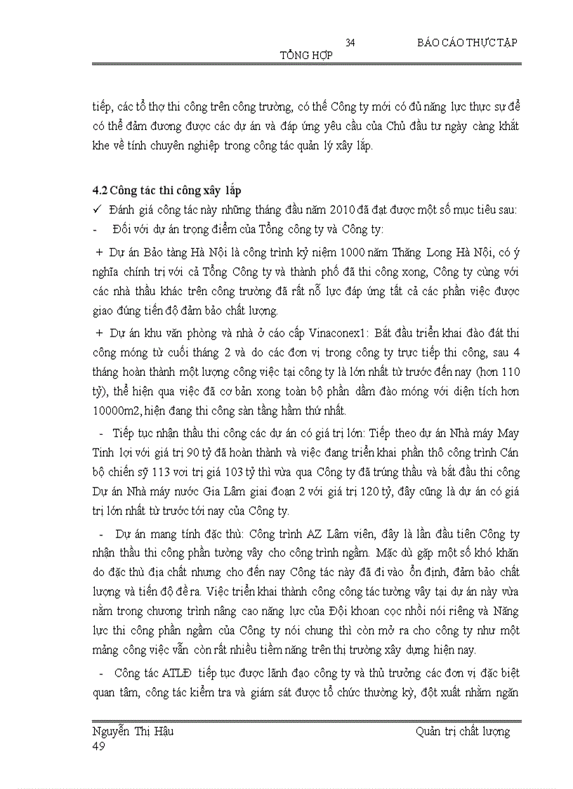 image for page Báo cáo thực tập tại Công ty cổ phần xây dựng số 1 VINACONEX