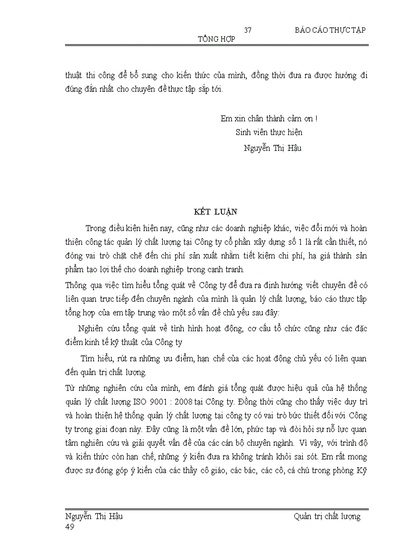 image for page Báo cáo thực tập tại Công ty cổ phần xây dựng số 1 VINACONEX