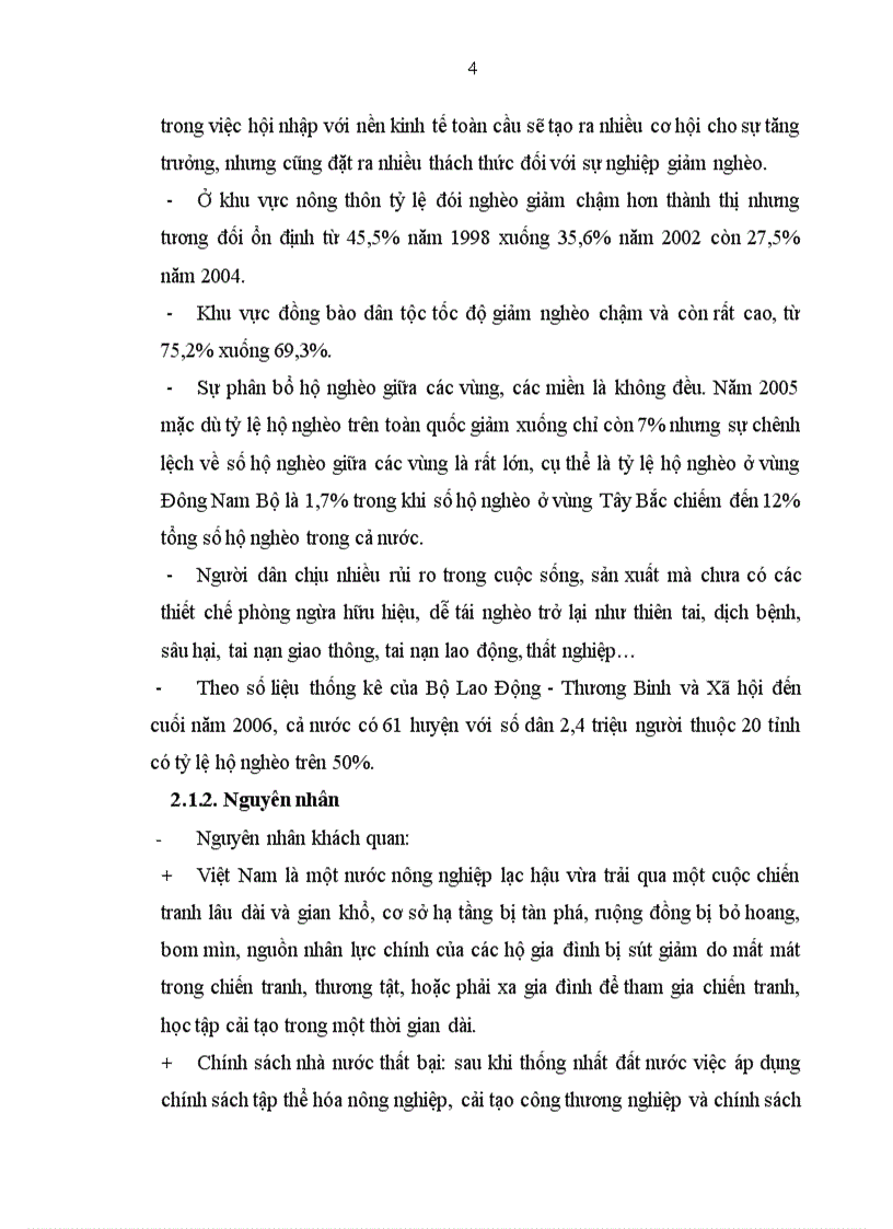 image for page Tình trạng nghèo đói và chính sách xóa đói giảm nghèo ở việt nam hiện nay