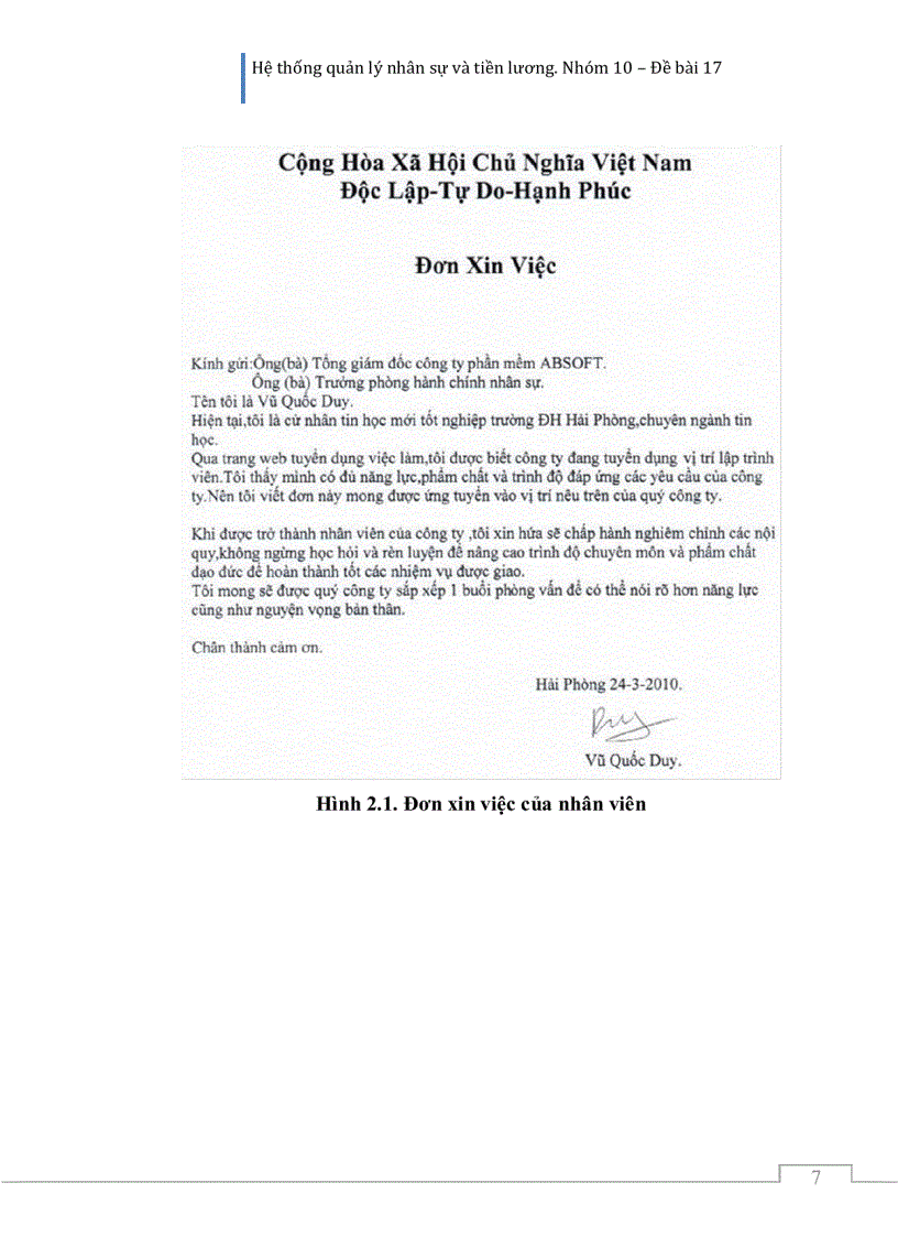 image for page Phân tích thiết kế hệ thống quản lý nhân sự tiền lương công ty TNHH một thành viên Thăng Long