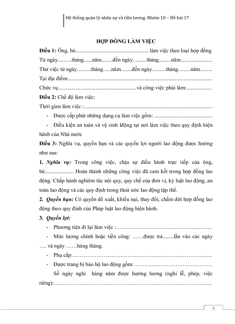 image for page Phân tích thiết kế hệ thống quản lý nhân sự tiền lương công ty TNHH một thành viên Thăng Long