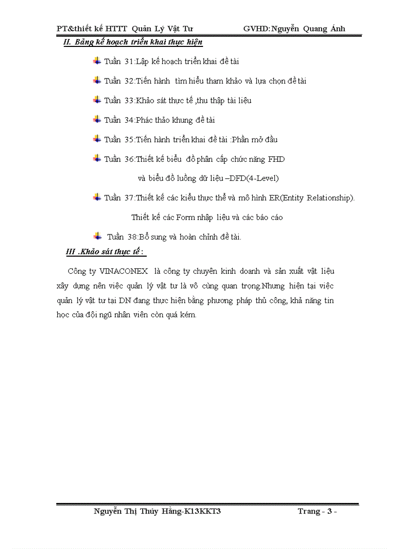 image for page Phân tích và thiết kế hệ thống thông tin quản lý vật tư tại Công ty VINACONEX 10