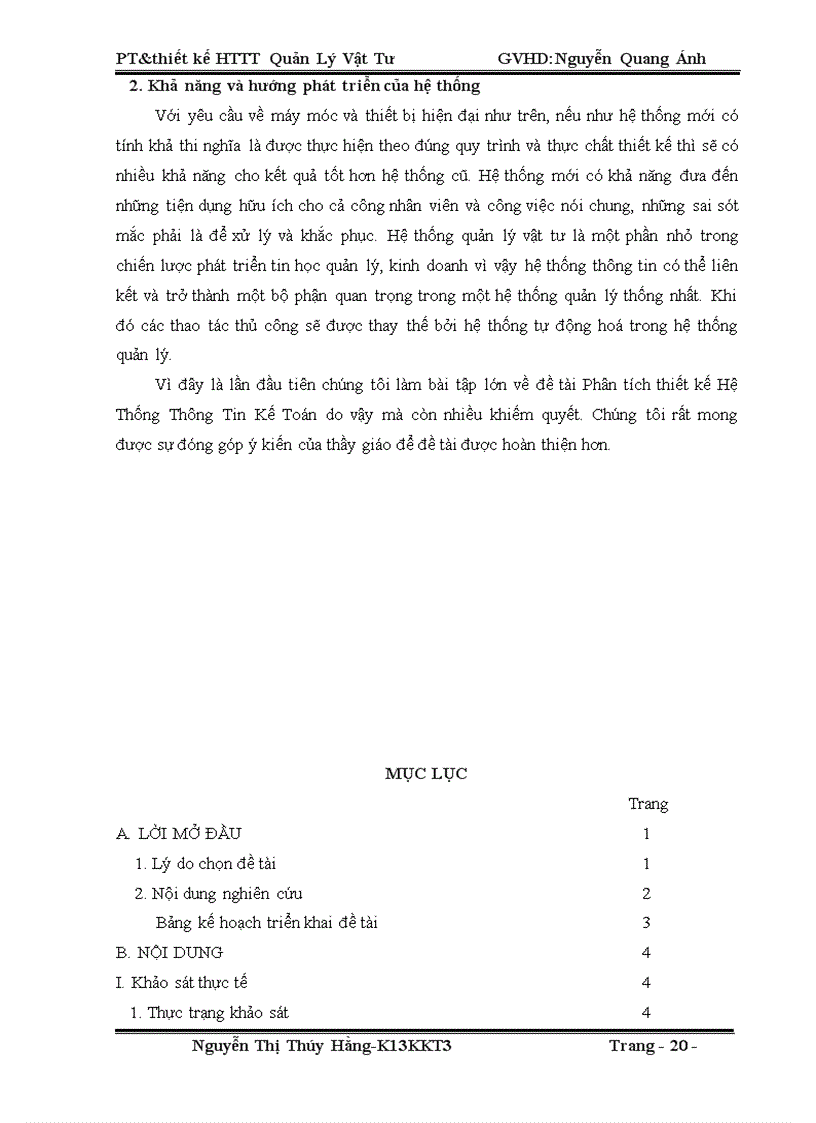 image for page Phân tích và thiết kế hệ thống thông tin quản lý vật tư tại Công ty VINACONEX 10