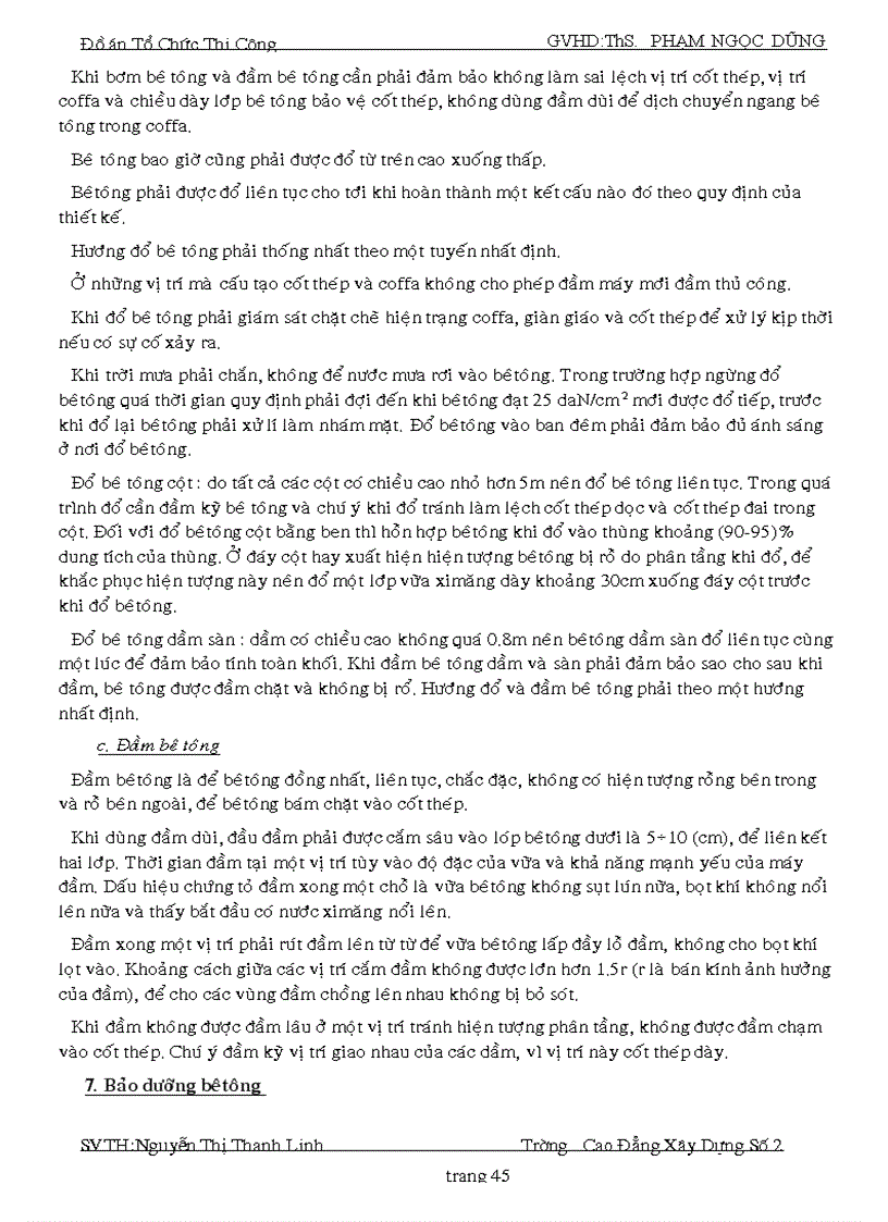 image for page Đồ án Tổ chức thi công thuyết minh