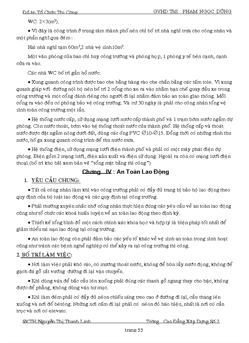 image for page Đồ án Tổ chức thi công thuyết minh