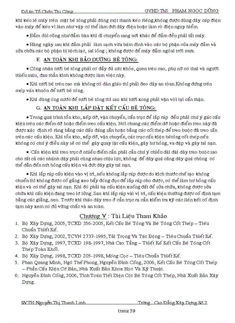 image for page Đồ án Tổ chức thi công thuyết minh