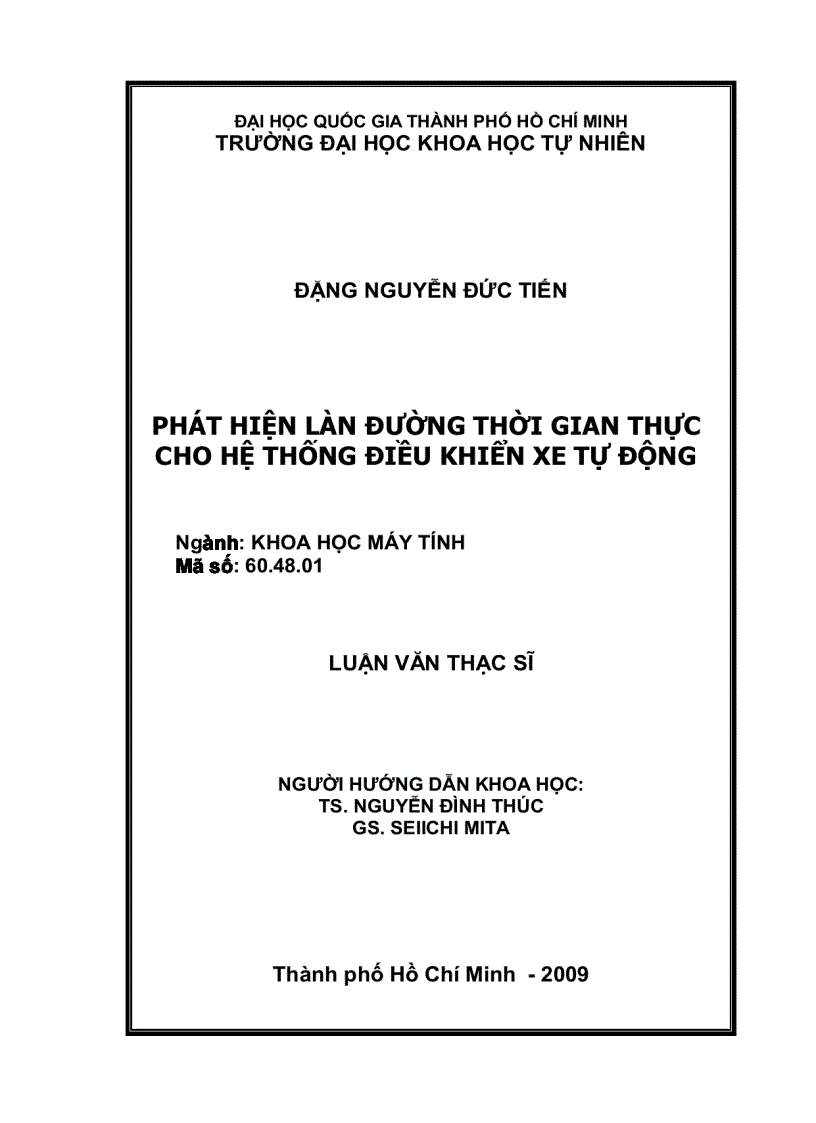 image for page Phát hiện làn đường thời gian thực cho hệ thống điều khiển xe tự động