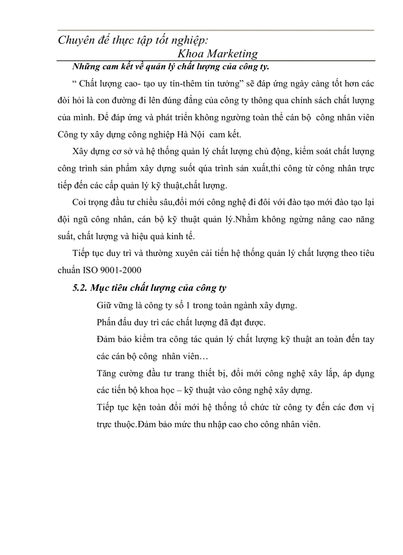 image for page Luận văn tốt nghiệp Tổ chức hệ thống thông tin và nghiên cứu marketing trong công ty xây