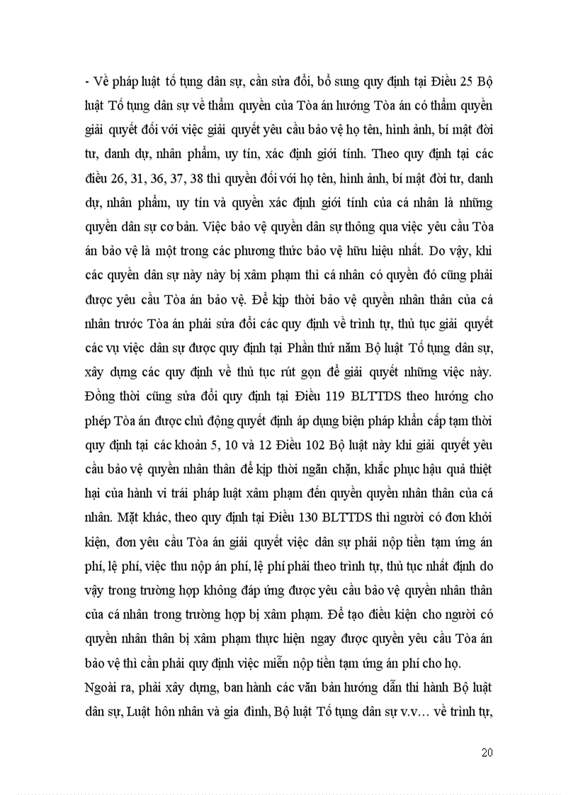 image for page Quyền nhân thân theo quy định trong bộ luật dân sự Một số vấn đề lý luận và thực tiễn