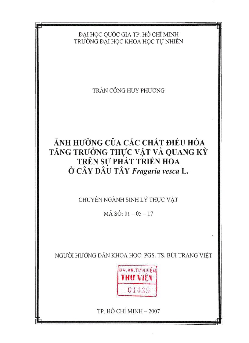 image for page Ảnh hưởng của các chất điều hòa tăng trưởng thực vật và quang kỳ trên sự phát triển hoa ở cây dâu tây fragaria vesca l