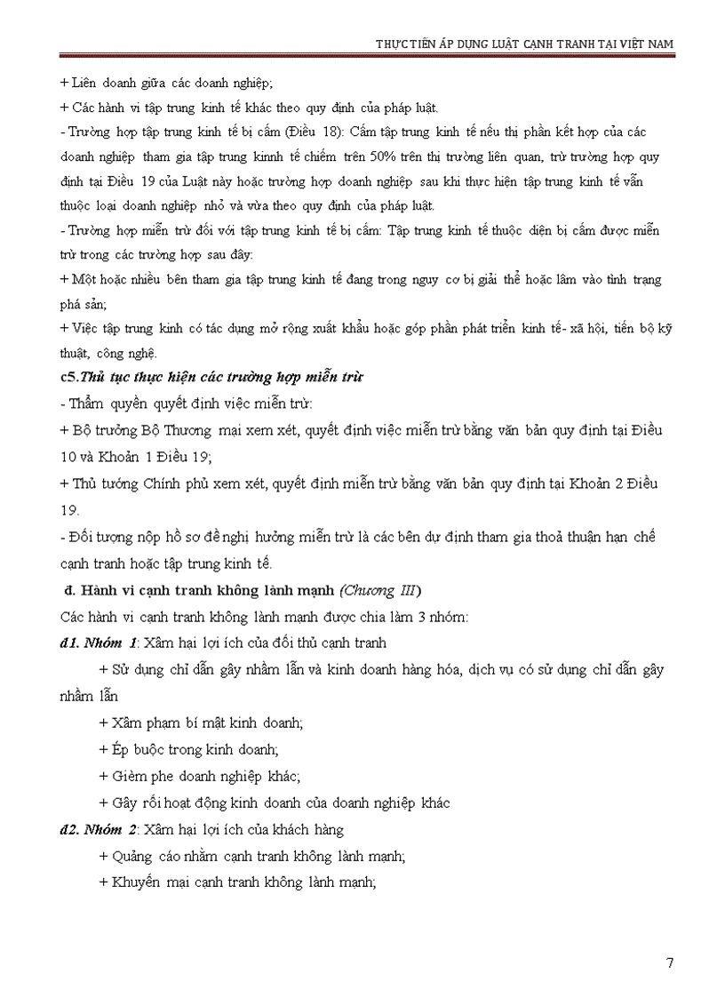 image for page Thức tiễn áp dụng Luật cạnh tranh