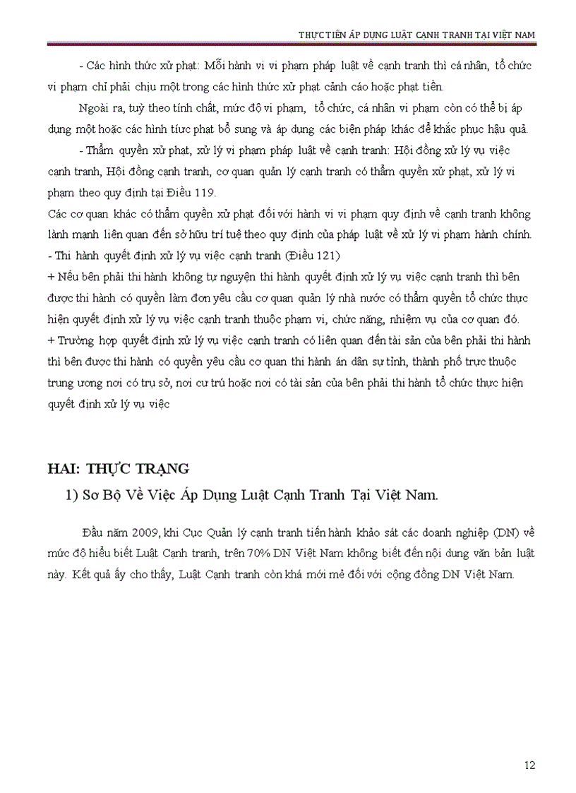 image for page Thức tiễn áp dụng Luật cạnh tranh