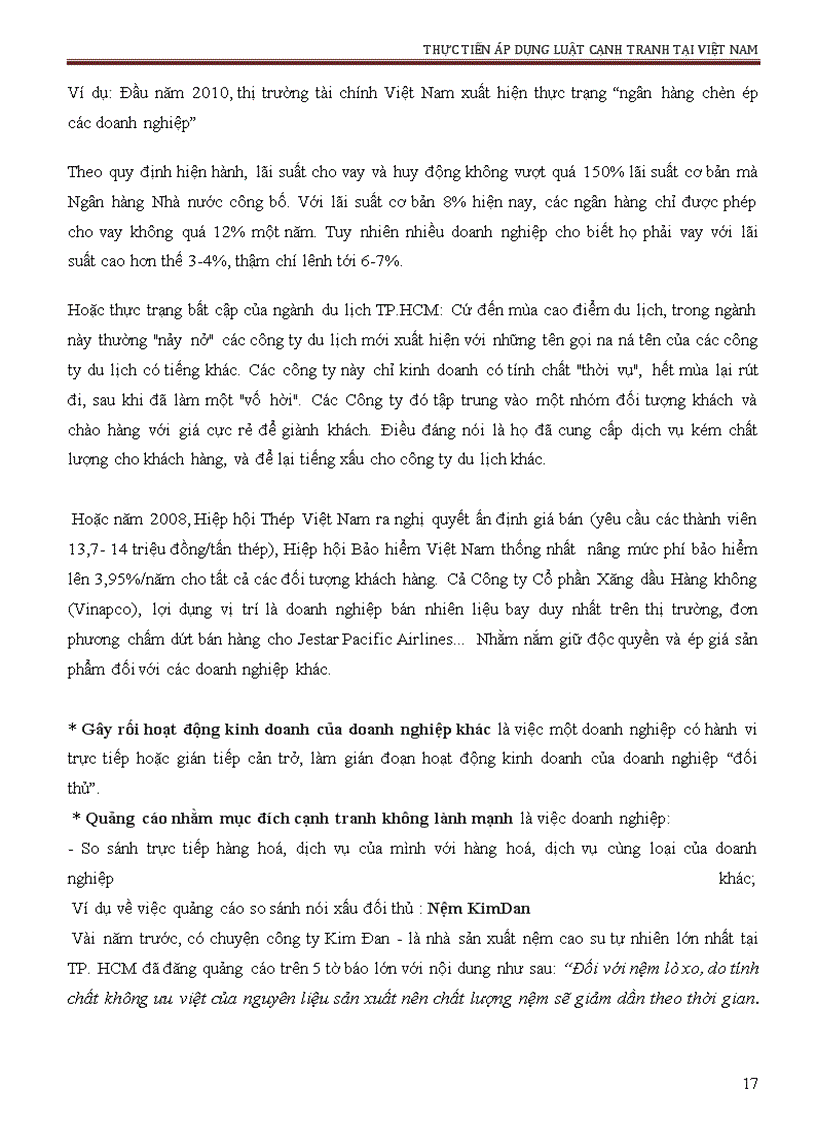 image for page Thức tiễn áp dụng Luật cạnh tranh