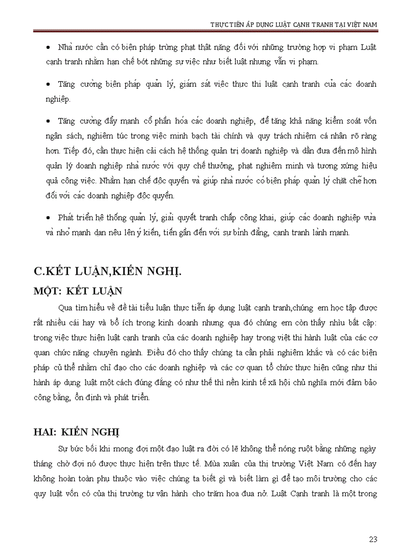 image for page Thức tiễn áp dụng Luật cạnh tranh