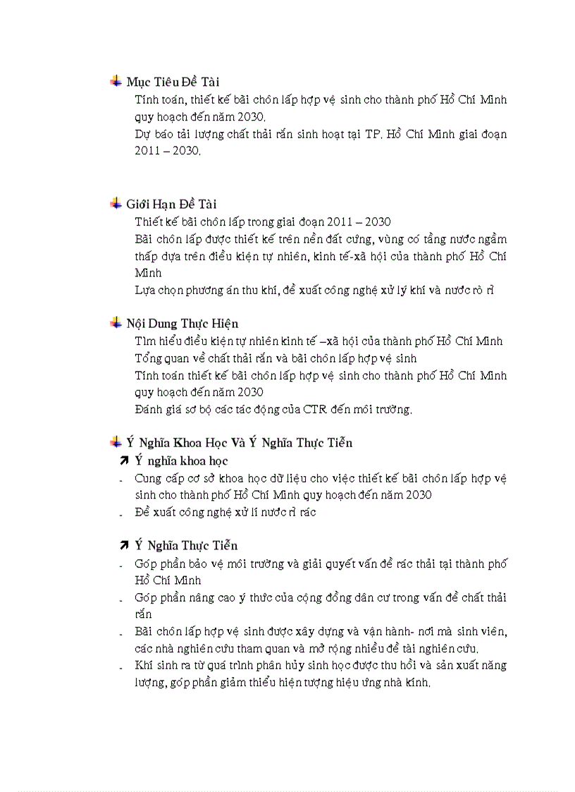 image for page Tính toán thiết kế bãi chôn lấp hợp vệ sinh cho thành phố Hồ Chí Minh quy hoạch đến năm 2030